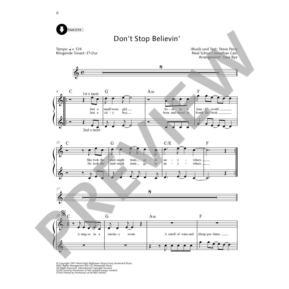 Pop For Alto Saxophone Band 3 - 12 pop-hitů ve snadné úpravě pro altový saxofon