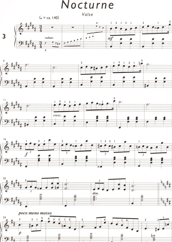 Nocturnes - 7 Pieces For The Piano