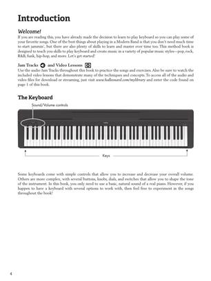 Modern Band - Keyboard - A beginner's Guide for Group or Private Instruction