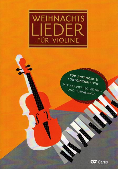 Christmas Carols for violin - 20 snadných koled pro housle a klavír