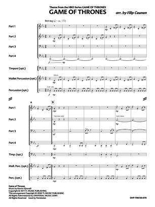 Game of Thrones - Set (Score & Parts)