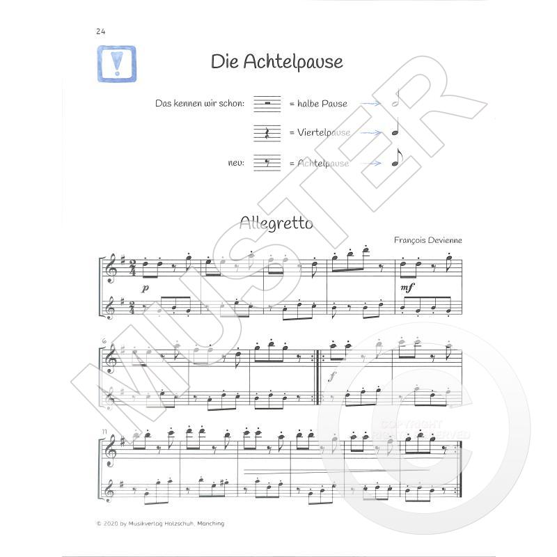 Unterwegs mit der Querflöte 3 - Škola pro nejmenší hráče na příčnou flétnu