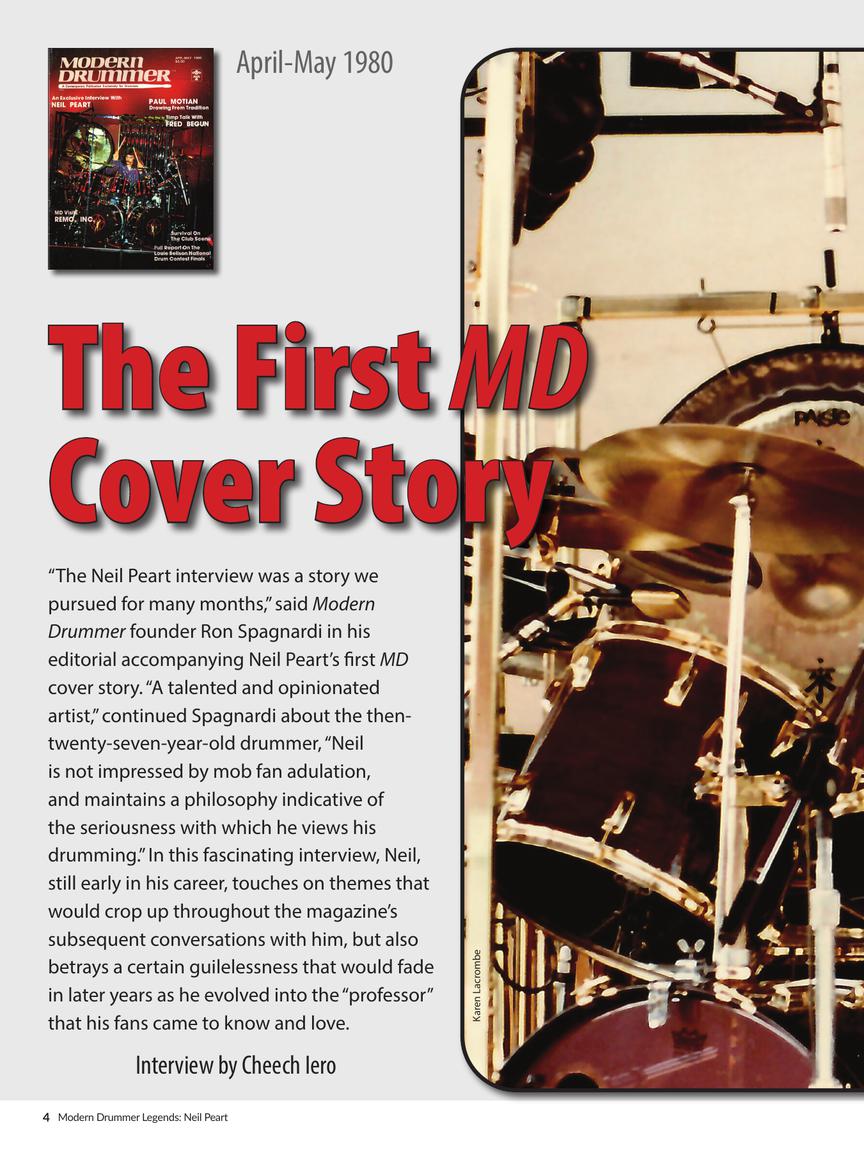 Modern Drummer Legends: Rush's Neil Peart - An Anthology of Neil's Modern Drummer Cover Stories