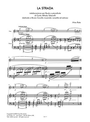 La strada - Rielaborazione per fIauto e pianoforte di C. Tabarelli