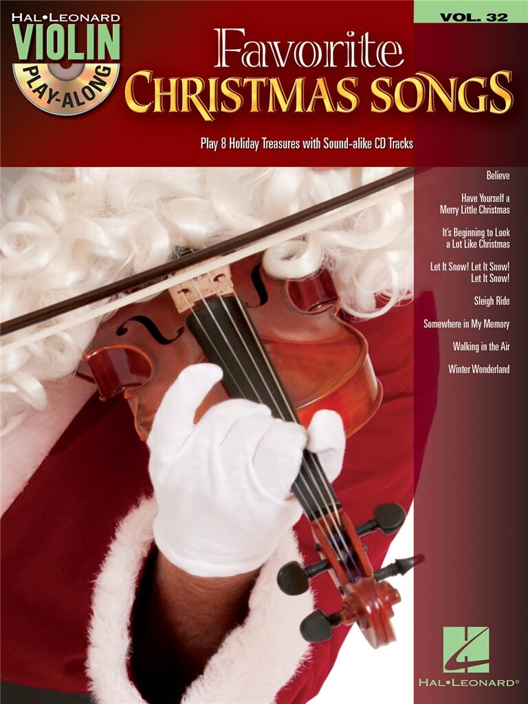 Favorite Christmas Songs - Violin Play-Along Volume 32