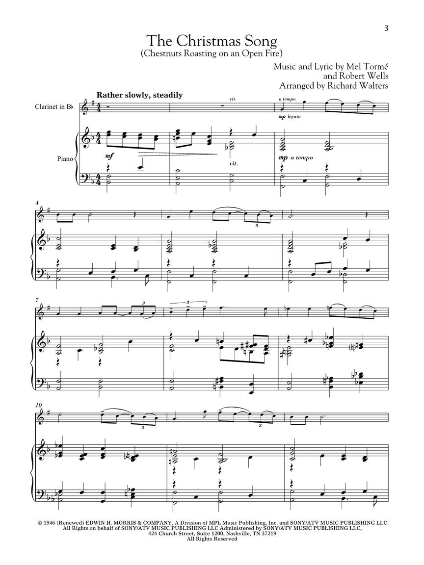 Christmas Songs for Classical Players - 12 vánočních melodií pro klarinet