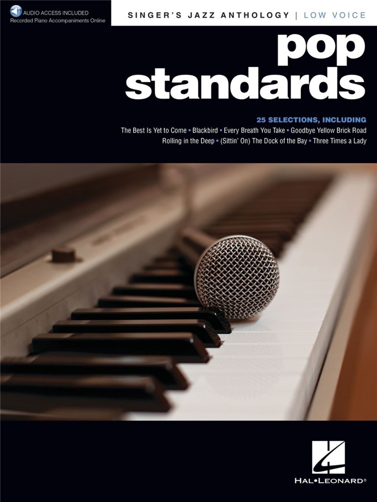 Pop Standards - Singer's Jazz Anthology noty pro Nízký hlas a klavír
