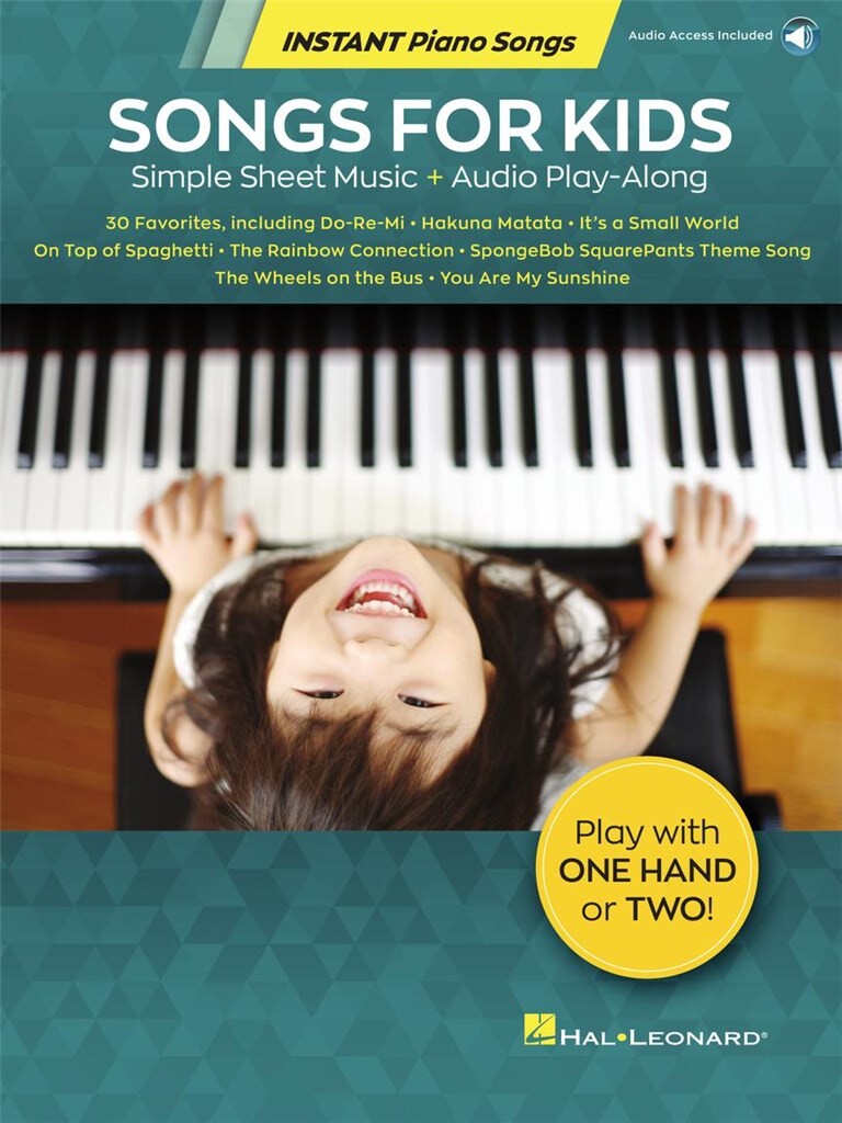 Songs for Kids - Instant Piano Songs - jednoduché noty pro začátečníky hry na klavír