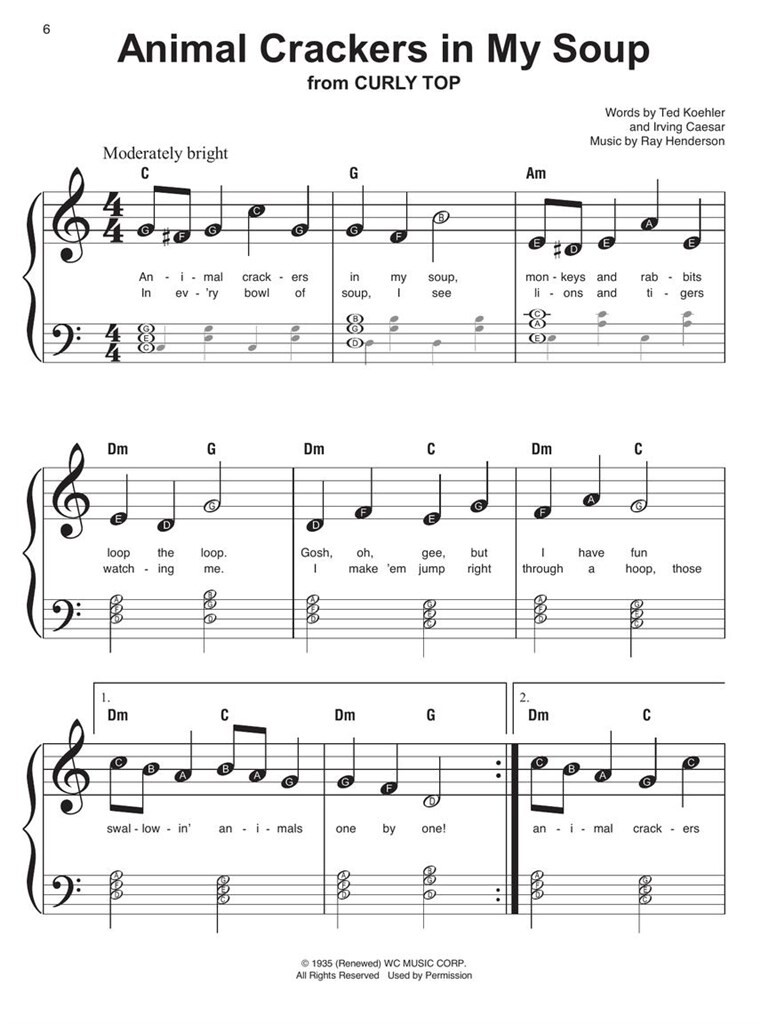Songs for Kids - Instant Piano Songs - jednoduché noty pro začátečníky hry na klavír