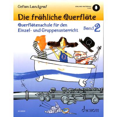 Die fröhliche Querflöte Band 2 - Škola hry na příčnou flétnu pro individuální a skupinové lekce
