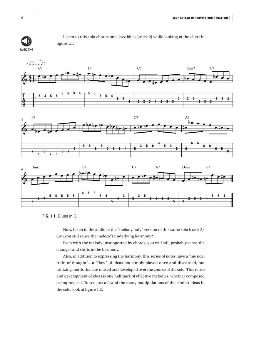 Jazz Guitar Improvisation Strategies