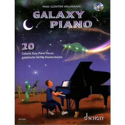 Galaxy Piano - 20 Galactic skladeb v jednoduché úpravě pro klavír