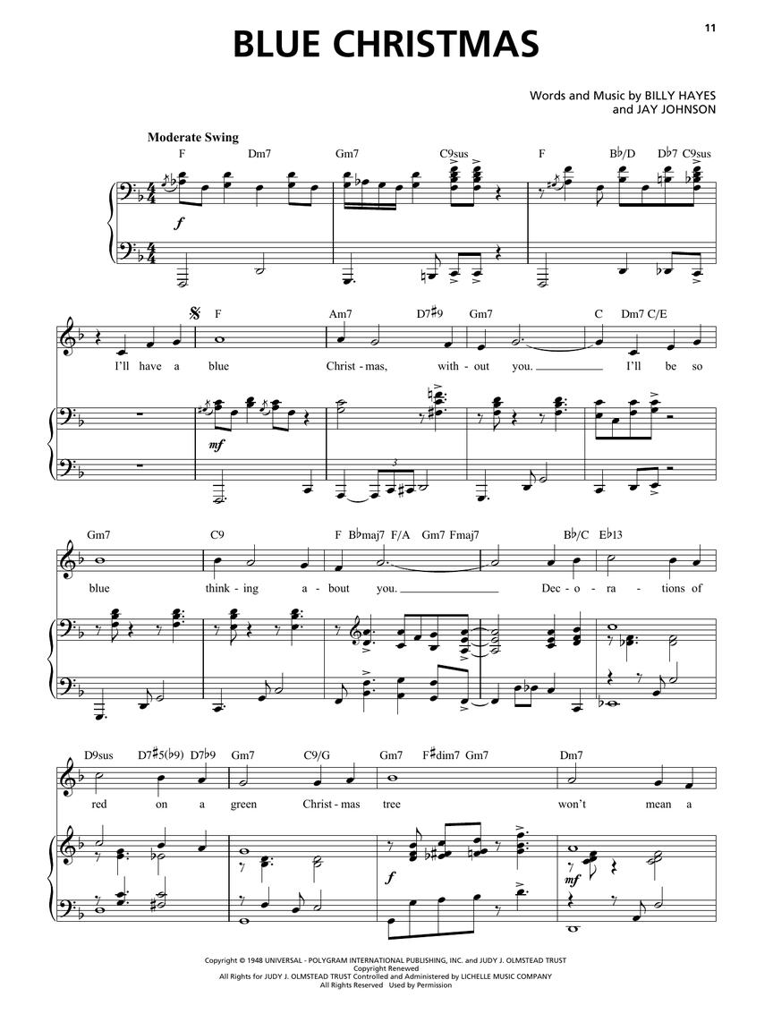 Christmas Standards Singer's Jazz Anthology - písně pro Vysoký hlas s nahranými klavírními doprovody online