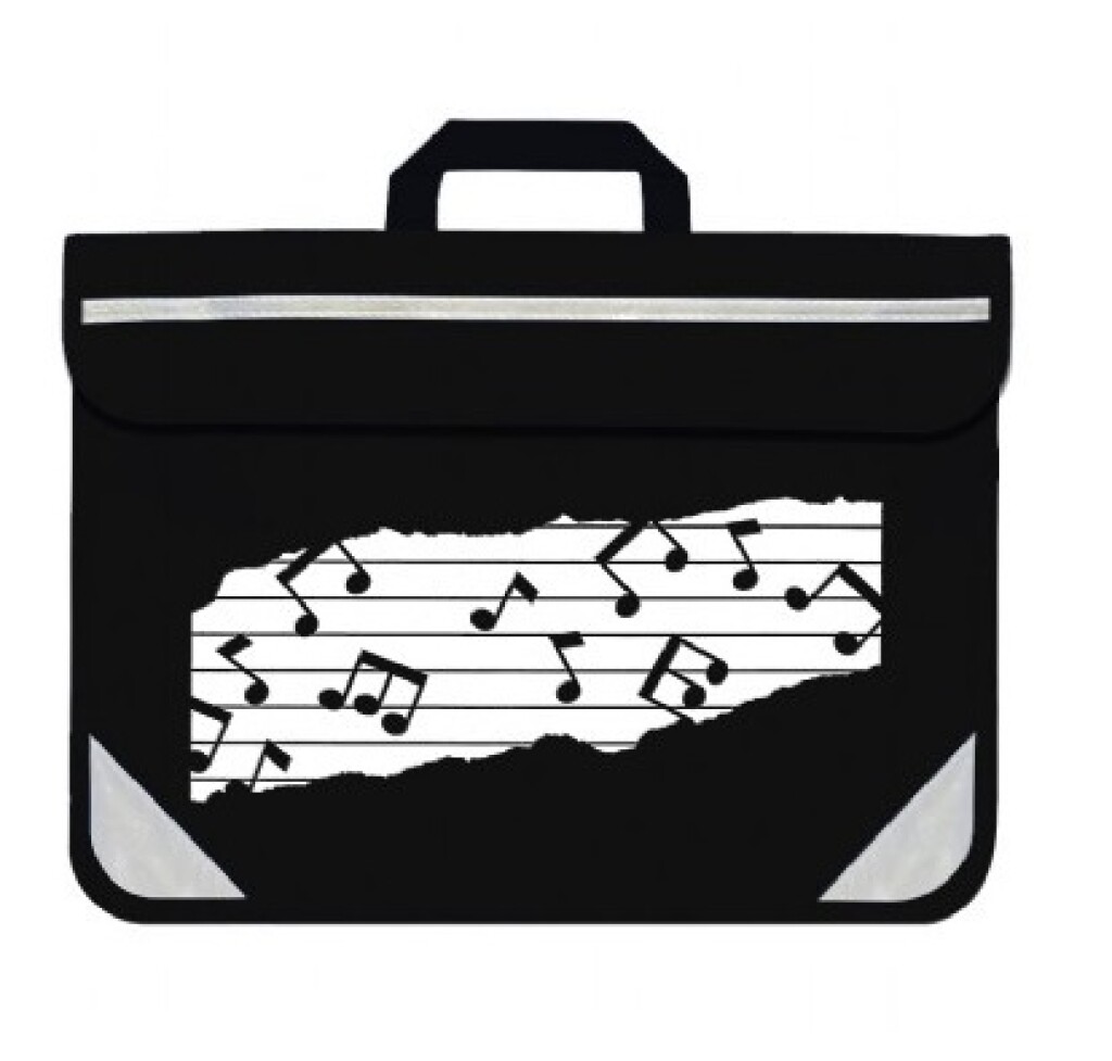 Taška pro muzikanty černá barva 37 X 27cm