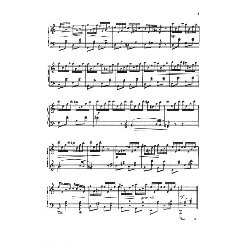 Jean Sibelius: 13 Pieces Op.76 No.2 - etudy pro klavír