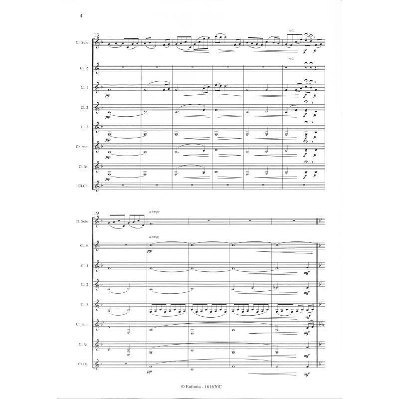 Theme for Clarinet - Téma pro sólo klarinet a klarinetový soubor