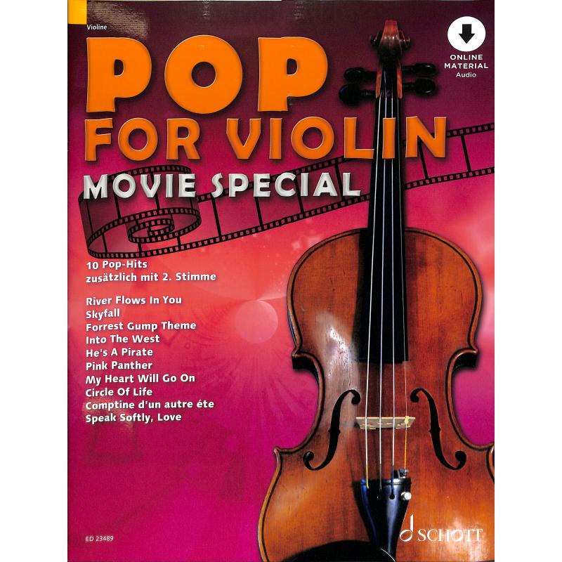 Pop for Violin MOVIE SPECIAL Sonderband - 10 Pop-Hits pro housle