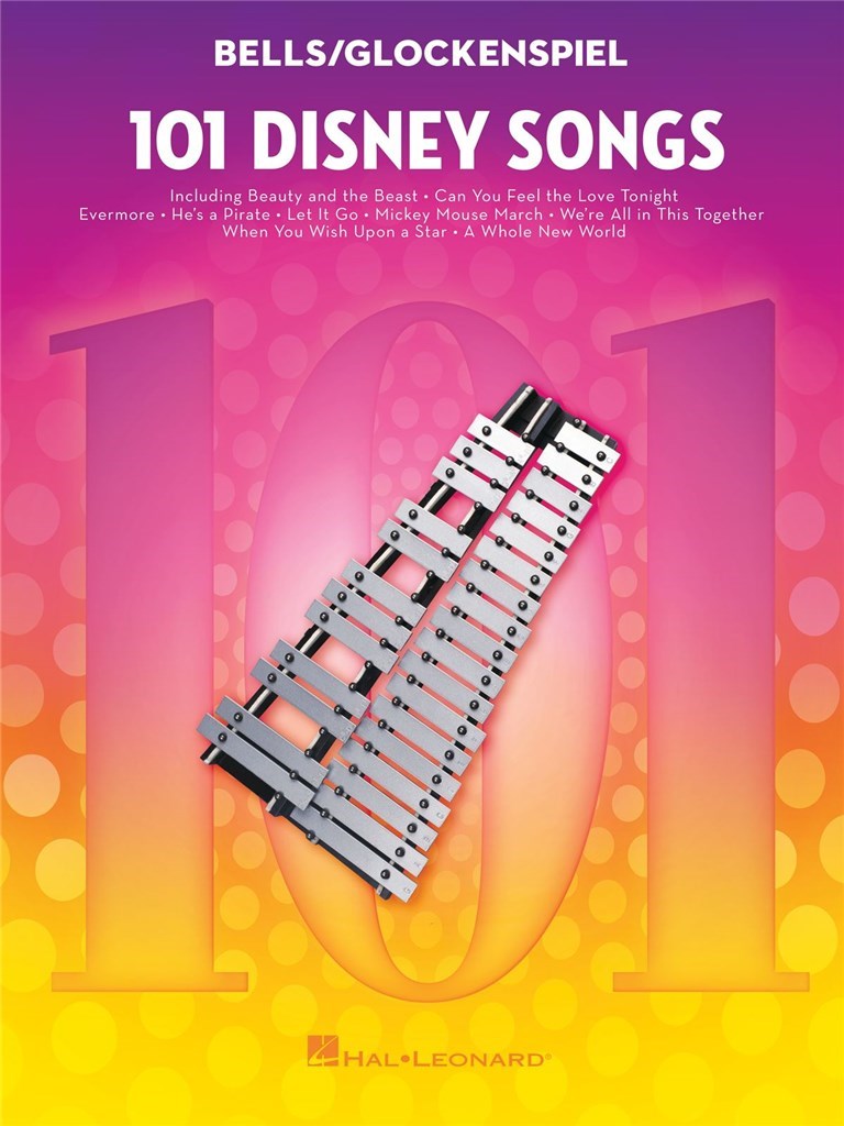 101 Disney Songs - noty na zvonkohru