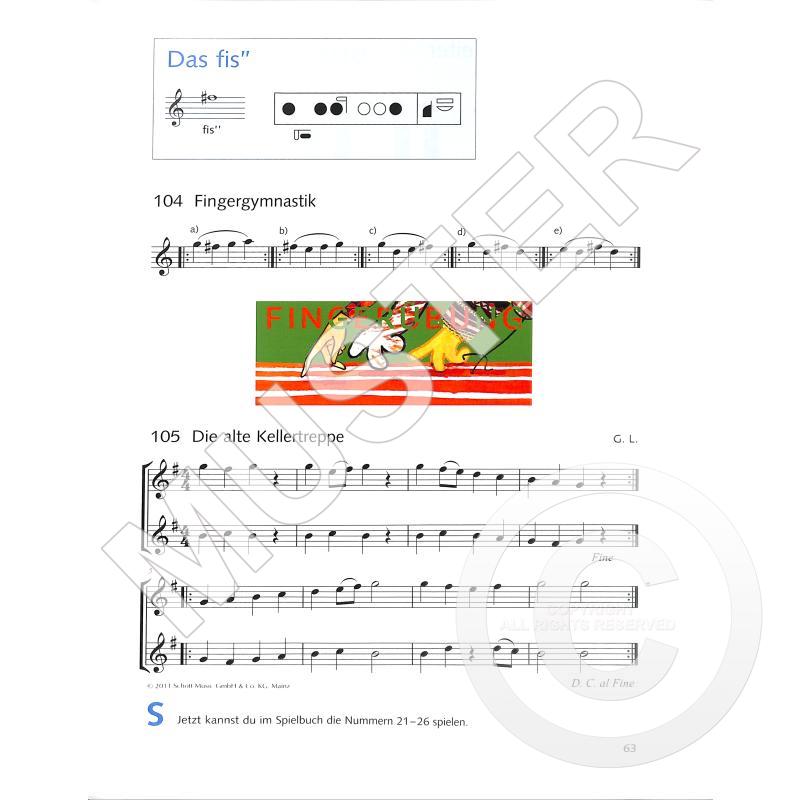 Die fröhliche Querflöte Band 1 - Škola hry na příčnou flétnu pro individuální a skupinové lekce