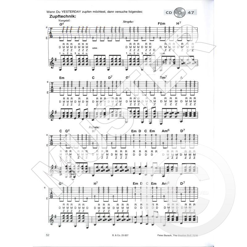 Beatles für Gitarre - Band 2 - Revised edition noty pro kytaru s tabulaturou