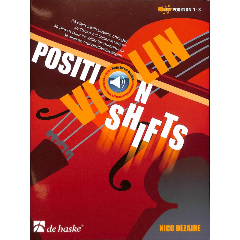 Violin Position Shifts - 36 kusů se změnami polohy pro housle