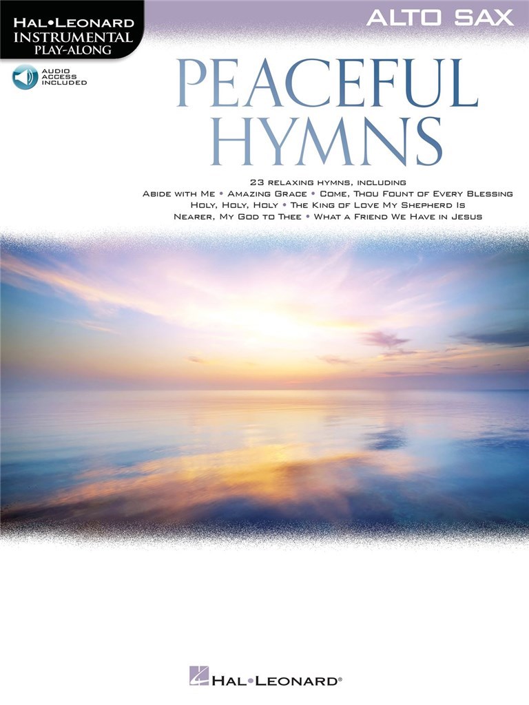 Peaceful Hymns noty pro altový saxofon - Instrumental Play-Along