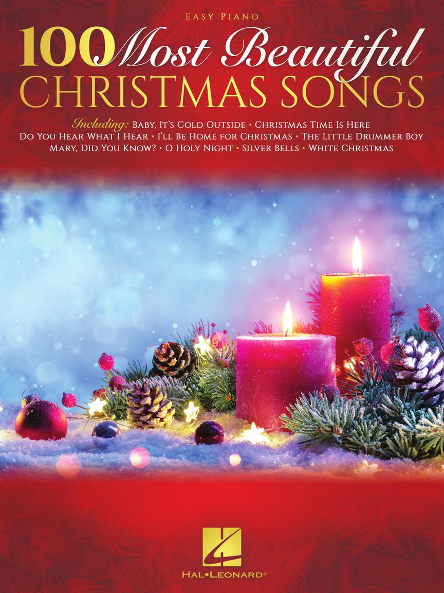 100 Most Beautiful Christmas Songs - nejkrásnější vánoční melodie pro začátečníky hry na klavír