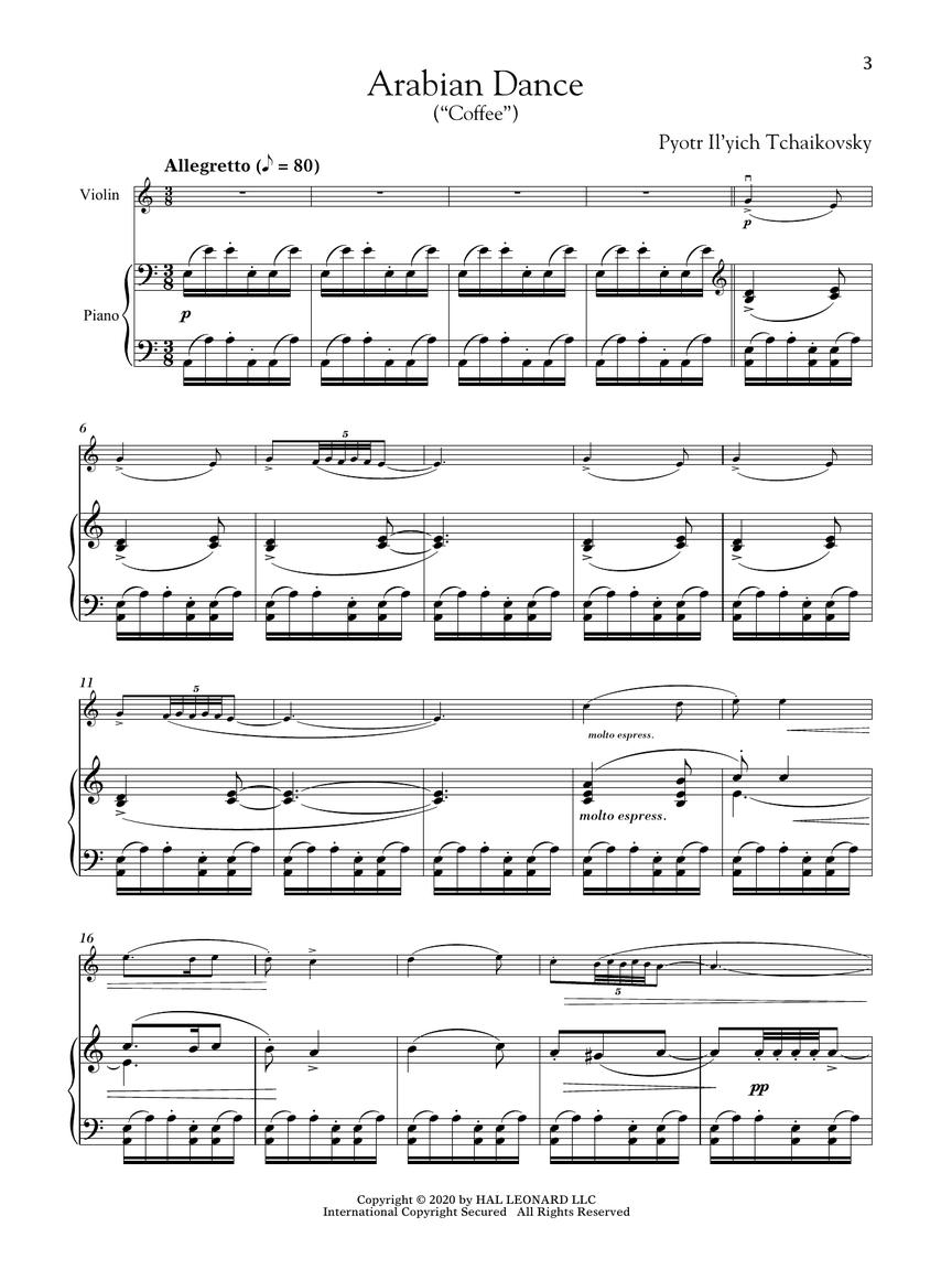 The Nutcracker for Classical Players - Louskáček - noty pro housle a klavír