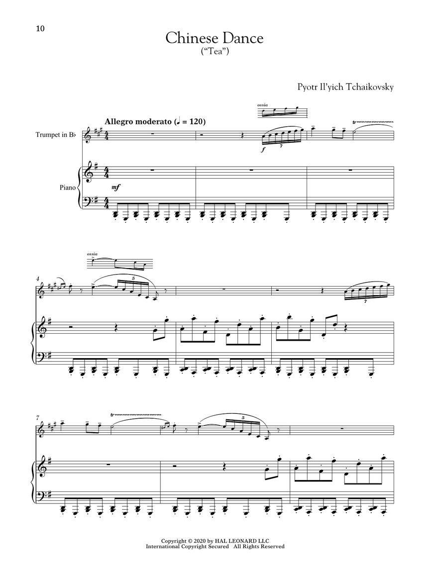 The Nutcracker for Classical Players - Louskáček - noty pro trumpetu a klavír