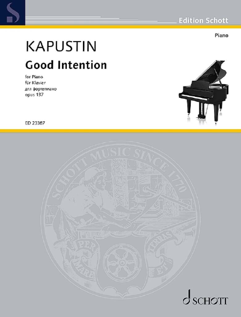 Good Intention op. 137 - noty pro klavír