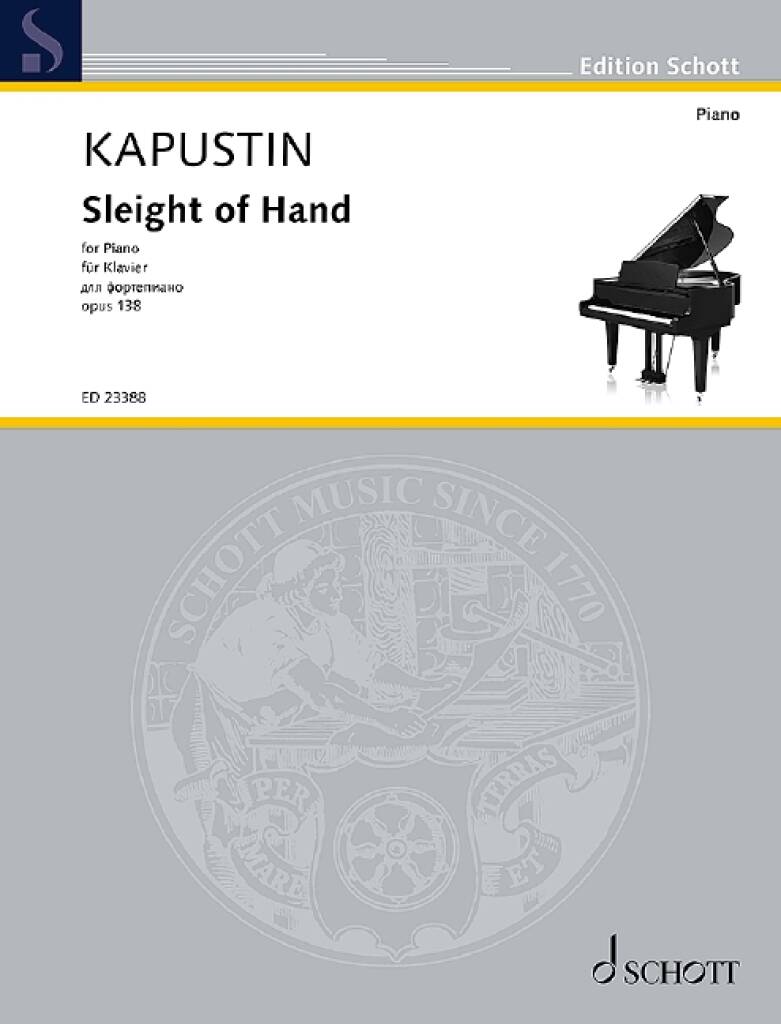 Sleight of Hand op. 138 - noty na klavír