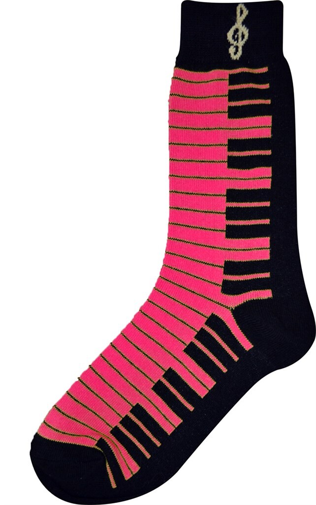 Dámské ponožky: Keyboard Pink Ladies