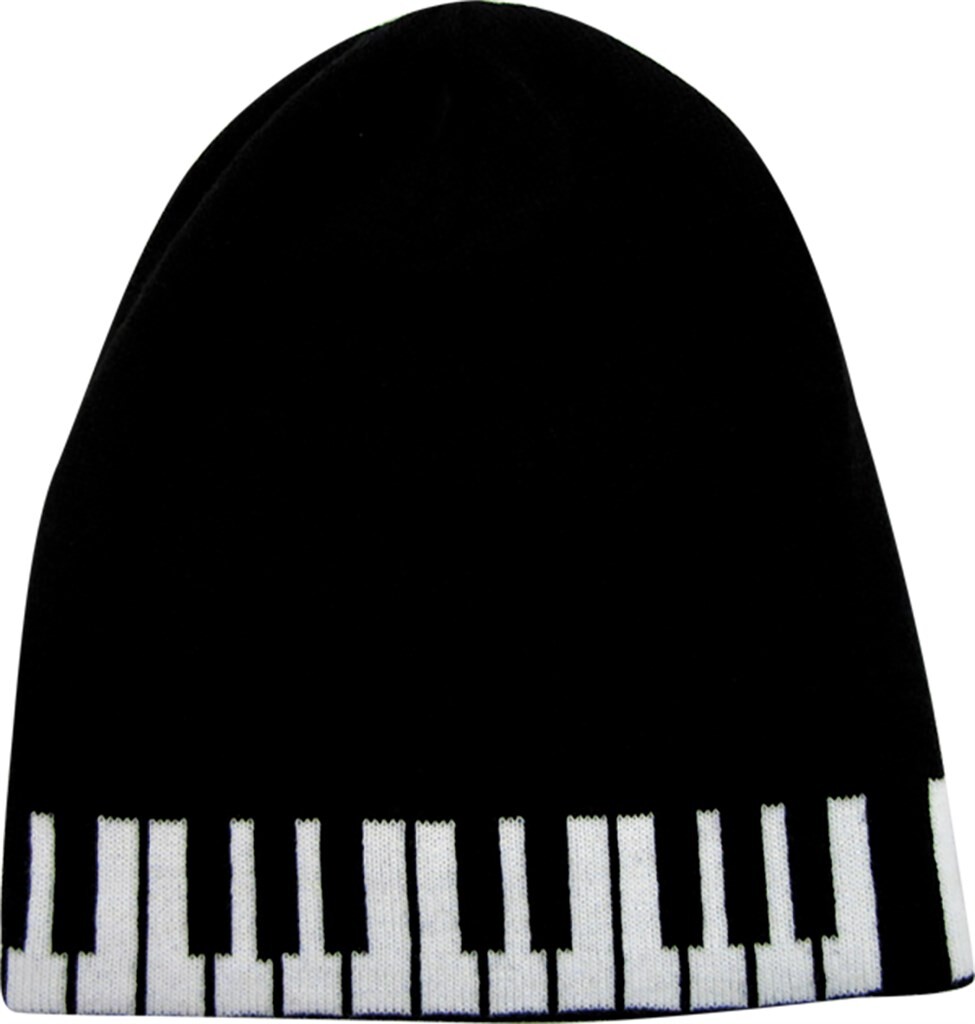 Černá čepice - klaviatura