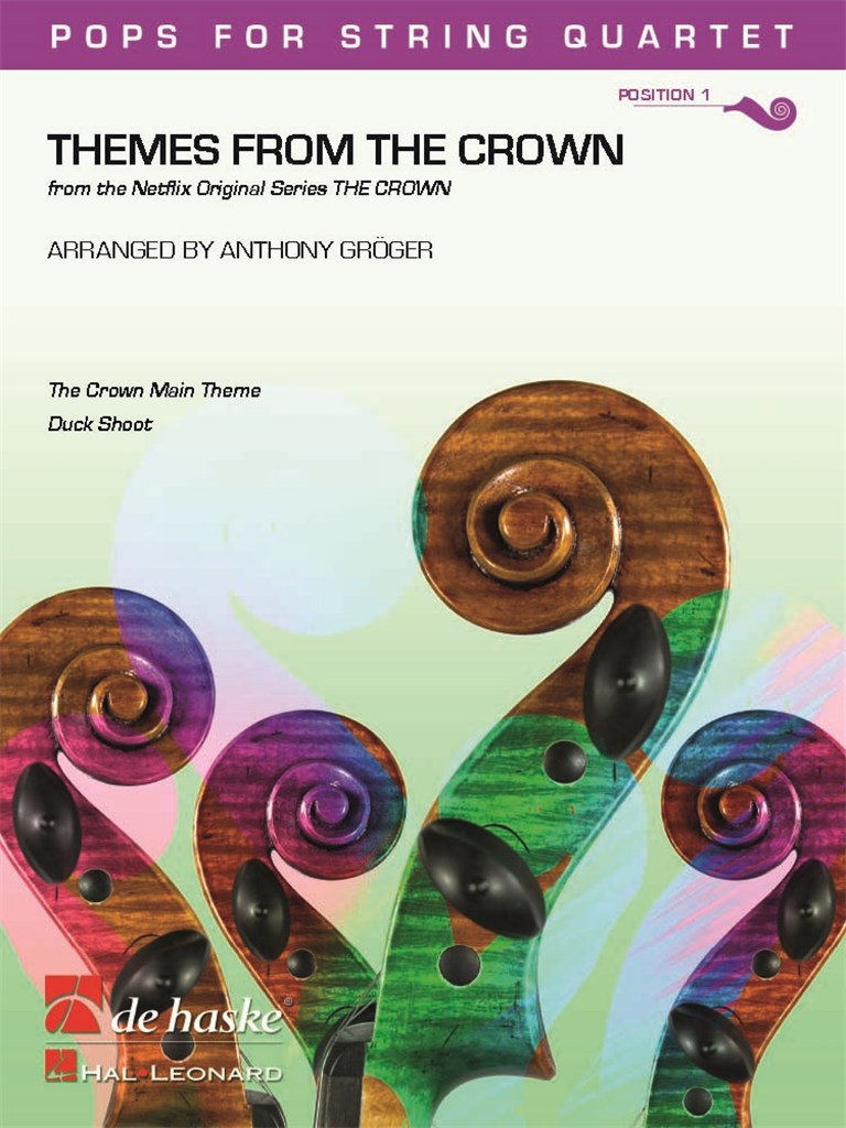 Themes from The Crown - noty pro smyčcový kvartet z originální série Netflix THE CROWN