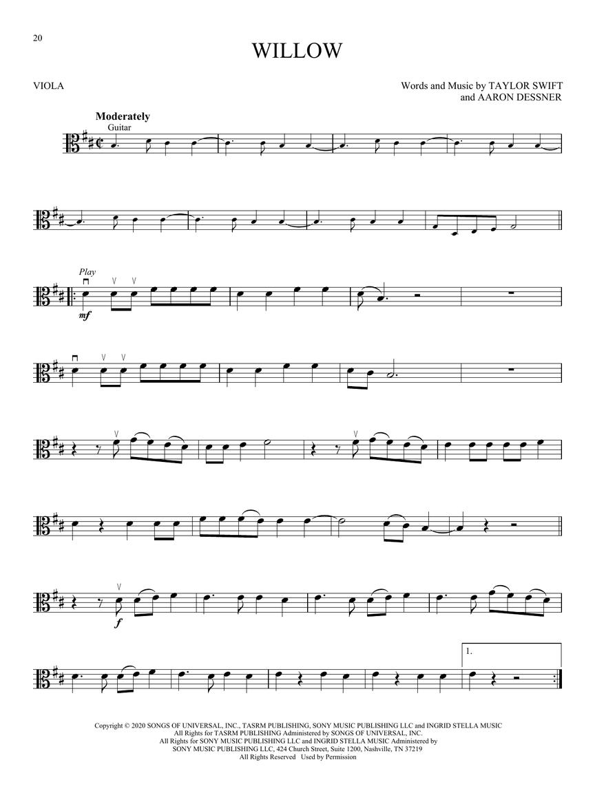 Hit Songs - noty pro violu