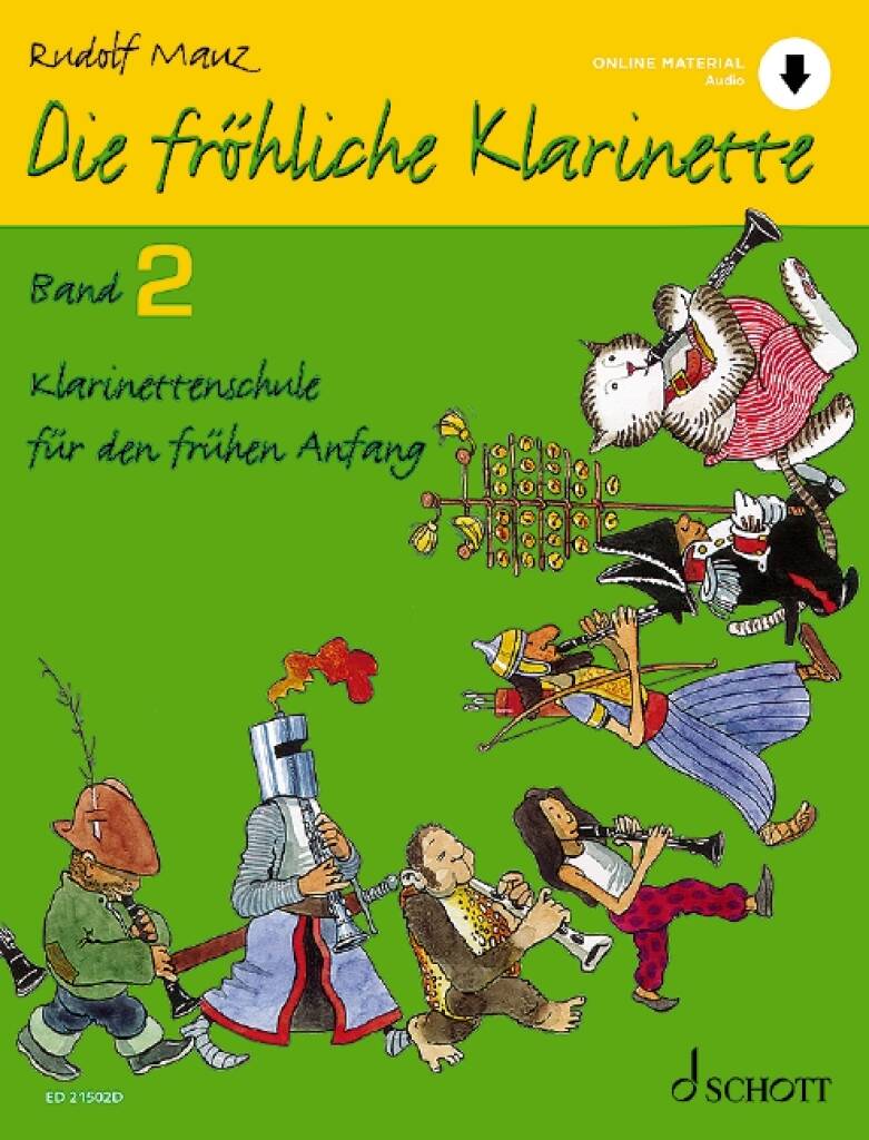 Die fröhliche Klarinette Band 2 - škola hry na klarinet pro začátečníky