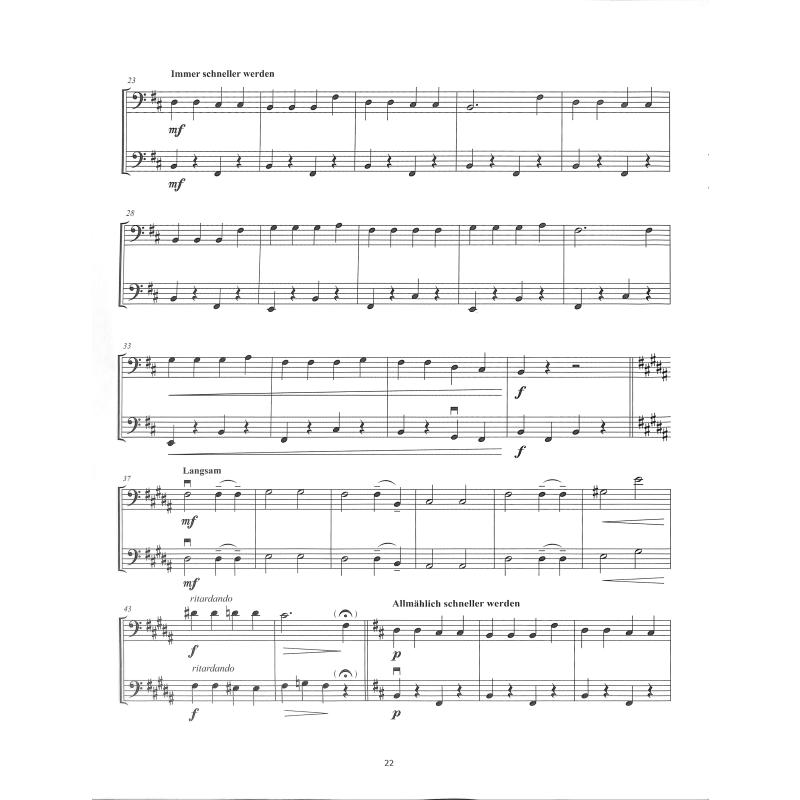 SteilvorLage für Violoncello solo und Begleitcello noty pro dvě violoncella