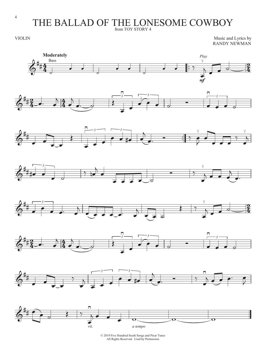 Favorite Disney Songs - filmové melodie z filmů Disney pro housle