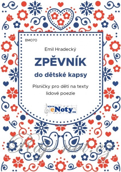 Zpěvník do dětské kapsy - Emil Hradecký + CD zpěv/akordy