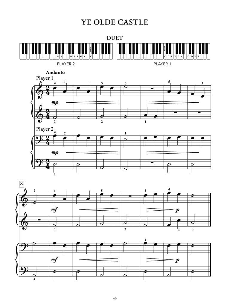 First Repertoire for Little Pianists - Book 2 - noty pro začátečníky hry na klavír