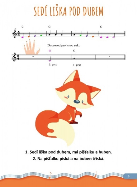 Zpěvníček k barevným samolepkám 1