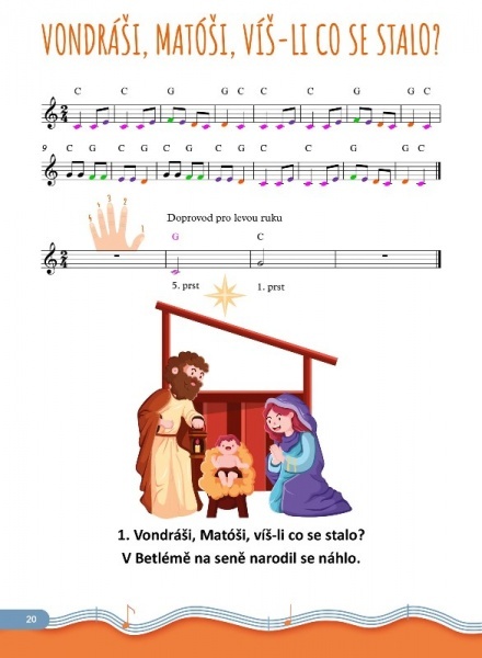 Zpěvníček k barevným samolepkám 1