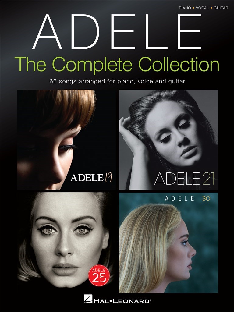 Adele: The Complete Collection - velká sbírka písní ADELE pro zpěv a klavír s akordy pro kytaru