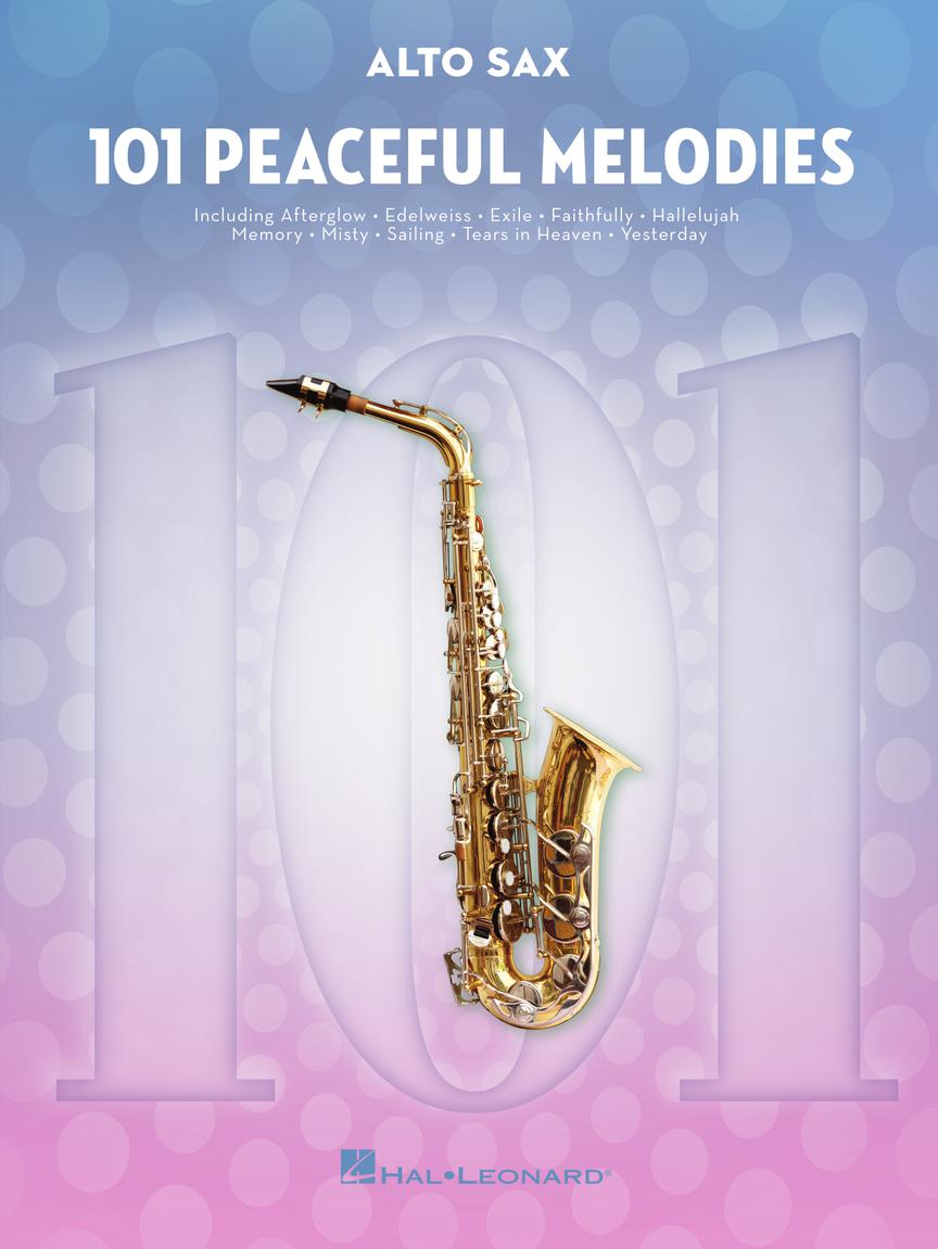 101 Peaceful Melodies - pro Alto Saxofón