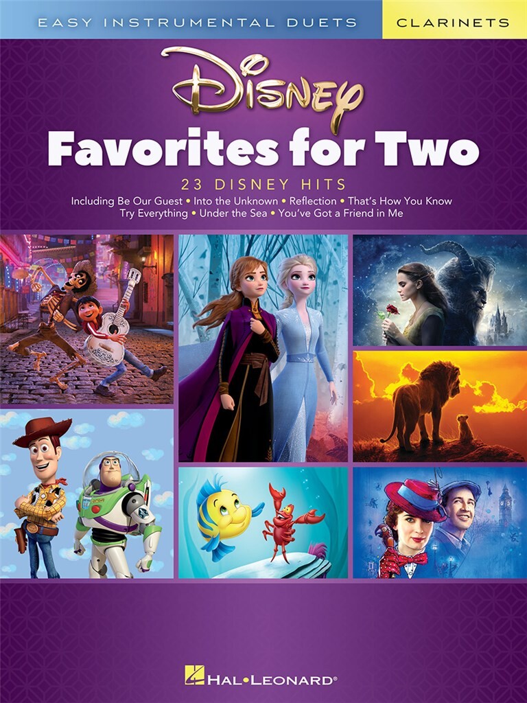 Disney Favorites for Two - Snadné dueta pro klarinet
