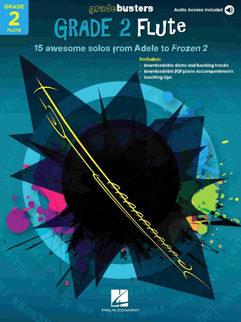 Gradebusters Grade 2 - 15 úžasných sól od Adele po Ledové království 2 pro příčnou flétnu a klavír