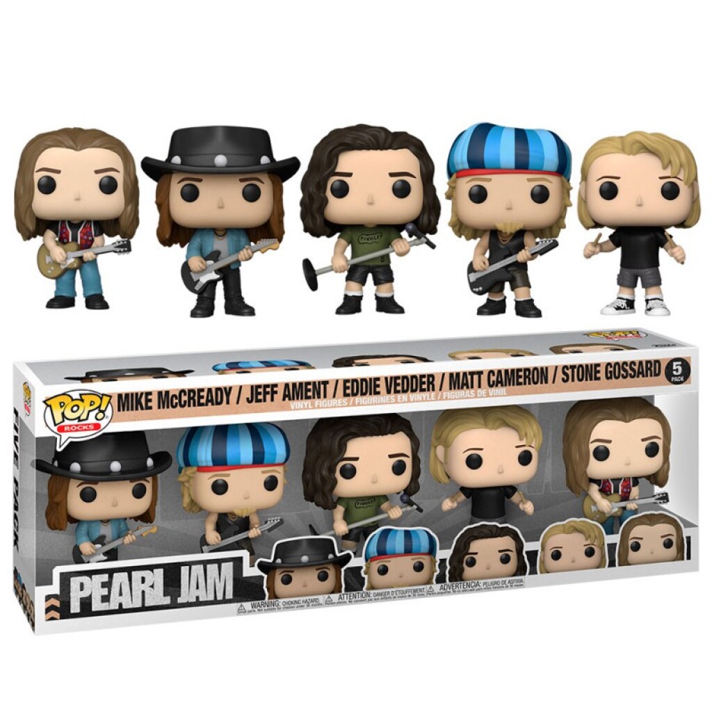 Pearl Jam- 5PK - POP Rocks -  vinylové figurky