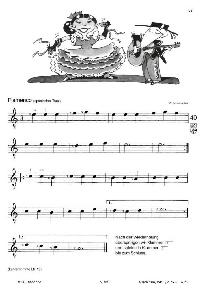 Meine Gitarrenfibel 1 - drobné skladby pro začátečníky hry na kytaru