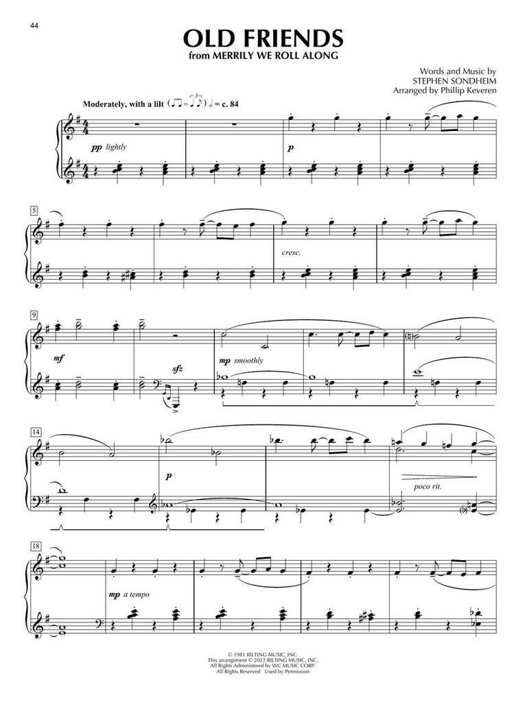 Sondheim for Piano Solo - 16 skladeb pro sólový klavír