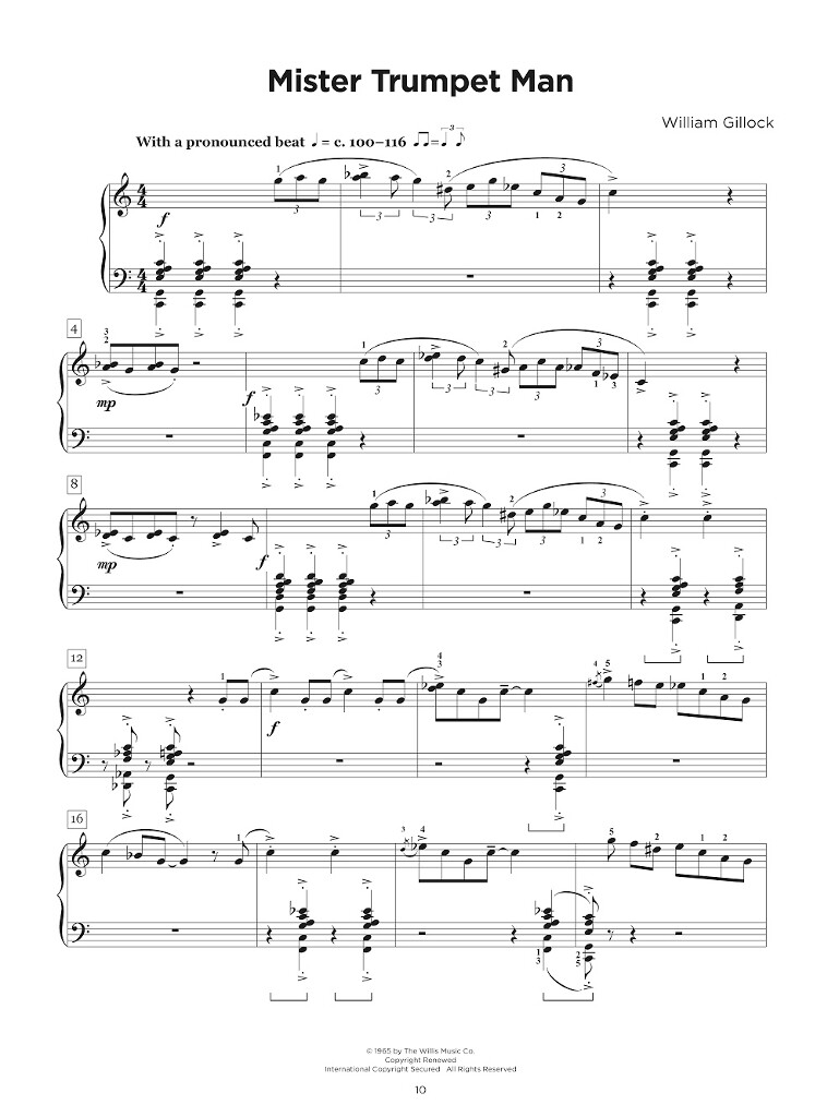 Graded Gillock: Grades 5-6 - pro klavír